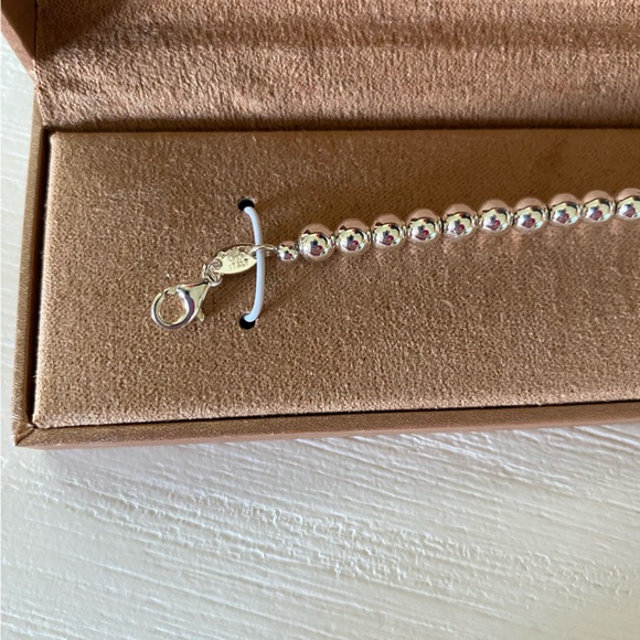 NEW STERLING SILVER 925  HEART CHARM CHAIN BRACELET MIA FIORE CLASSIC ITALY - Picture 4 of 6